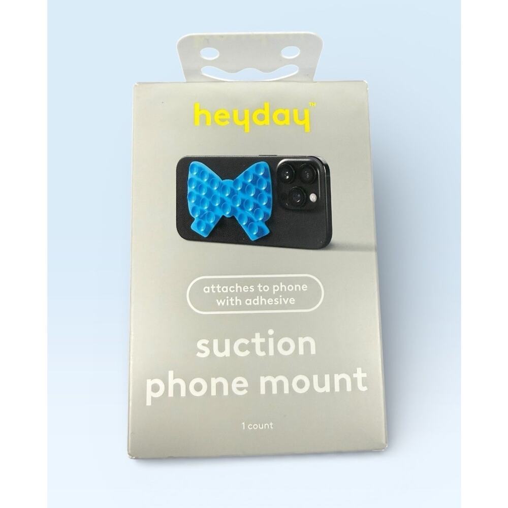 Heyday Suction Phone Mount Blue Bow